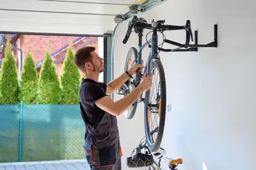 mounted bike rack